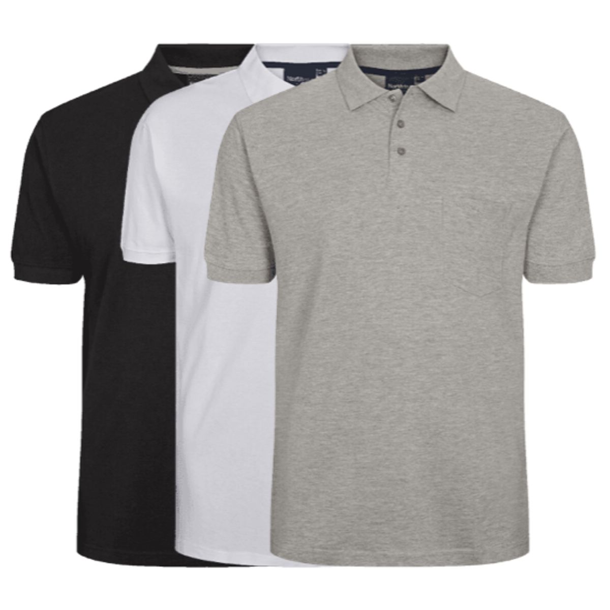 North 56°4 3-pack Polo 99011 Mix-x-large