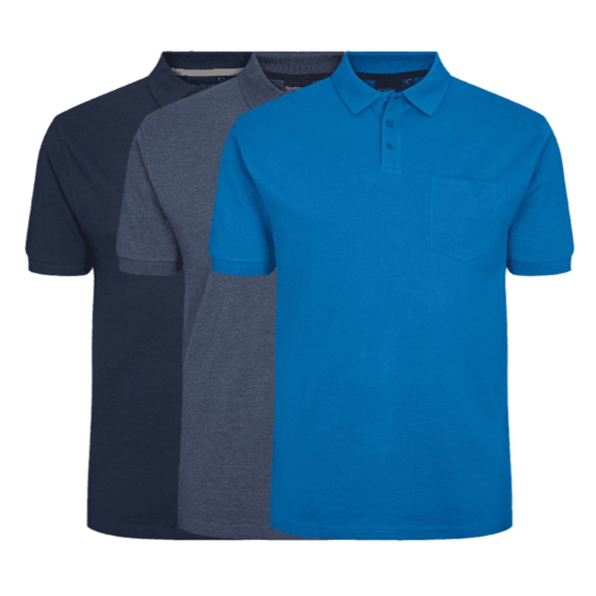 North 56°4 3-pack Polo 99011 Mix-x-large