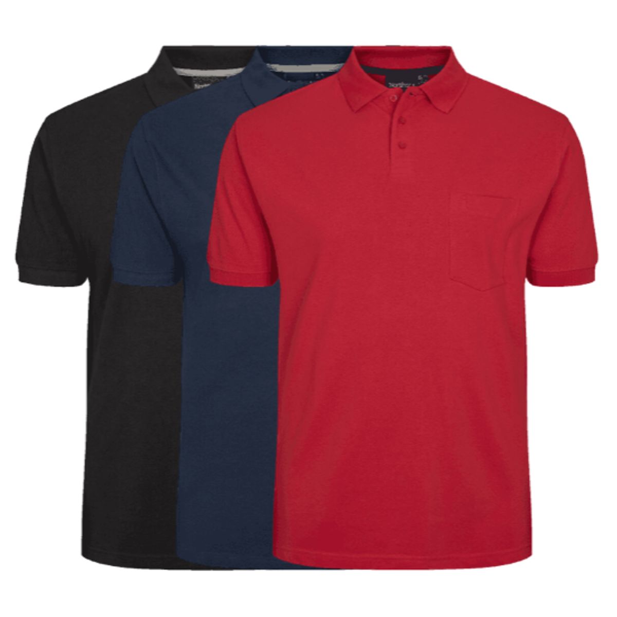 North 56°4 3-pack Polo 99011 Mix