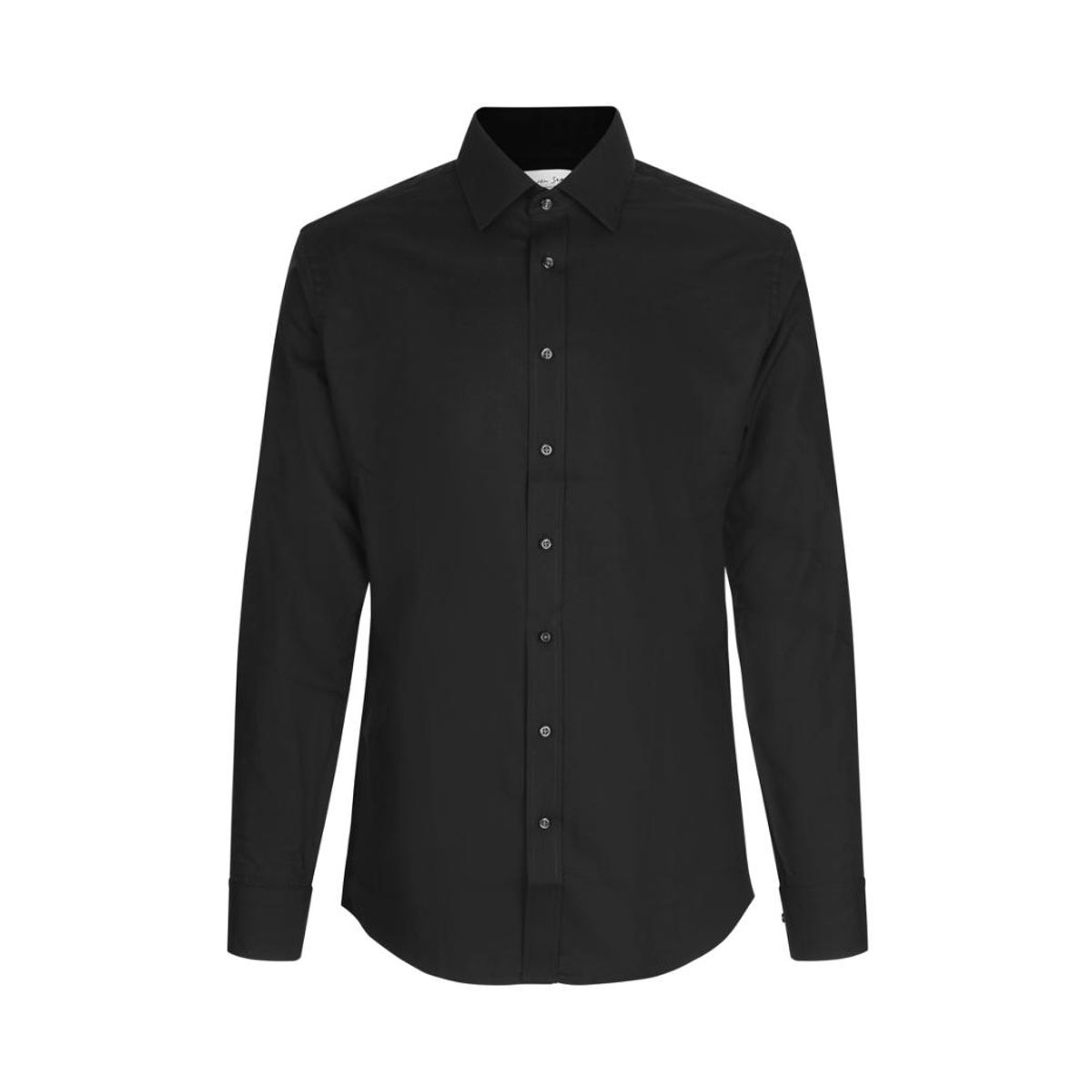 Seven Seas Skjorte Slim Fit Ss30 Black