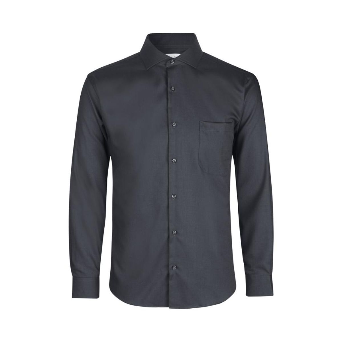 Seven Seas Skjorte Modern Fit Ss310 Charcoal