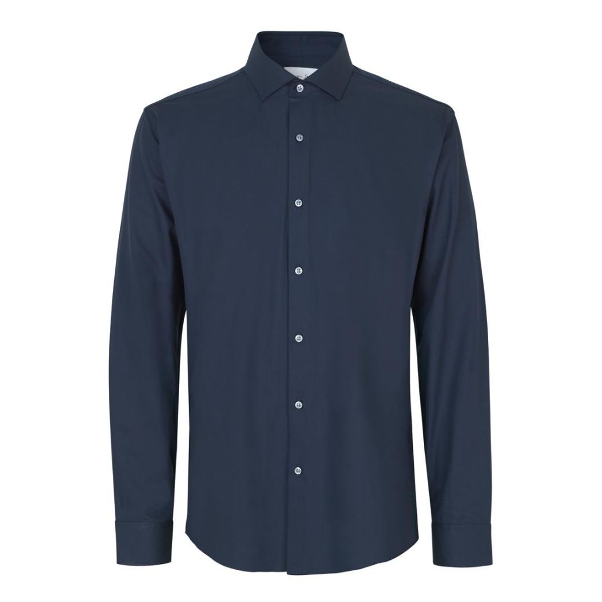 Seven Seas Hybrid Skjorte Modern Fit S50 Navy