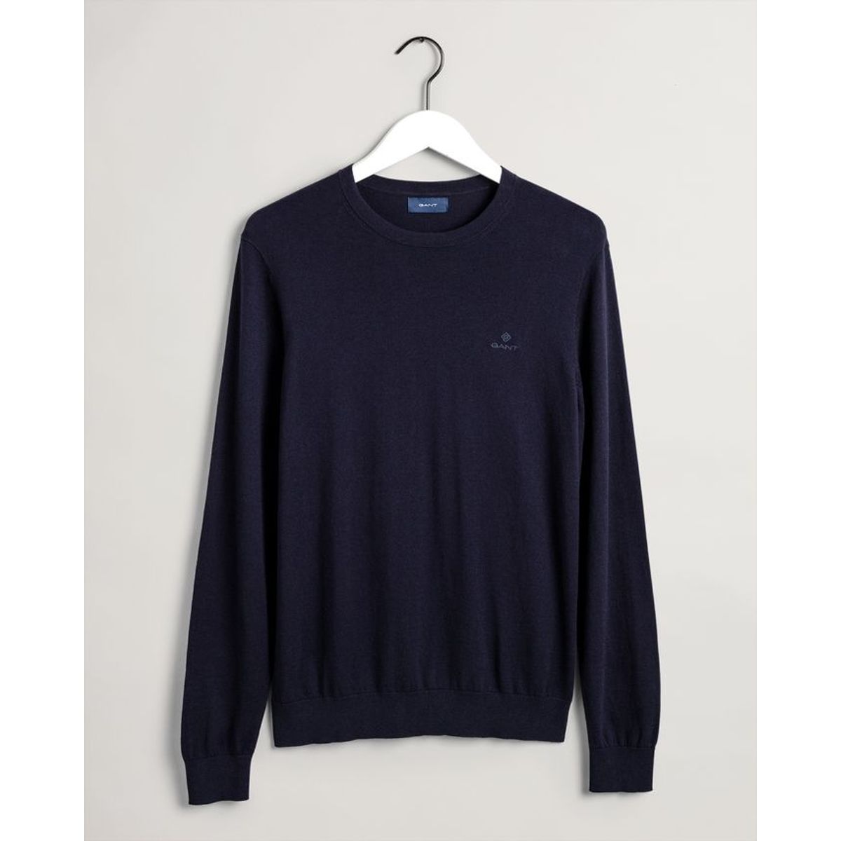 COTTON CASHMERE C-NECK DENIM B