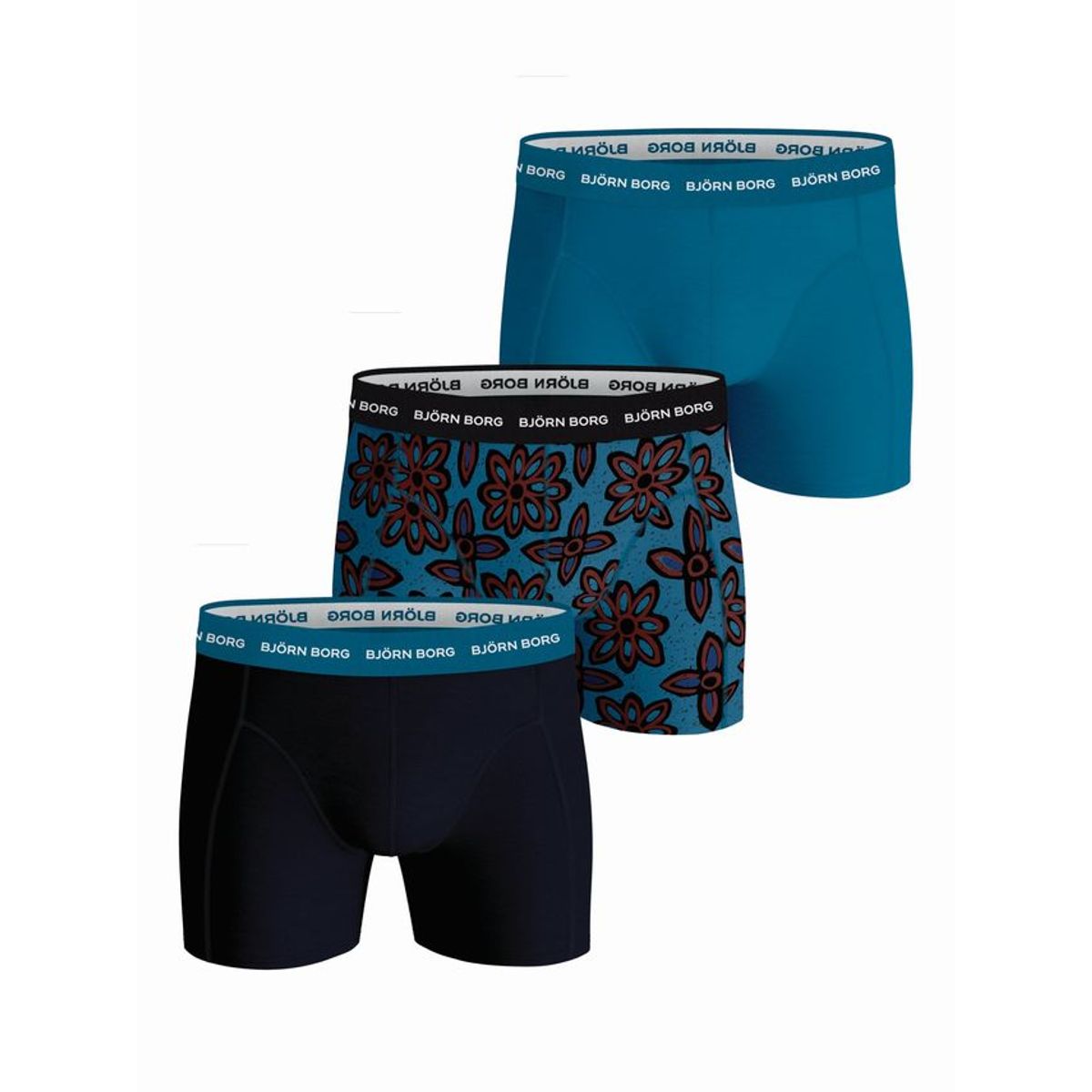 COTTON STRETCH BOXER 3p, MULTIPACK