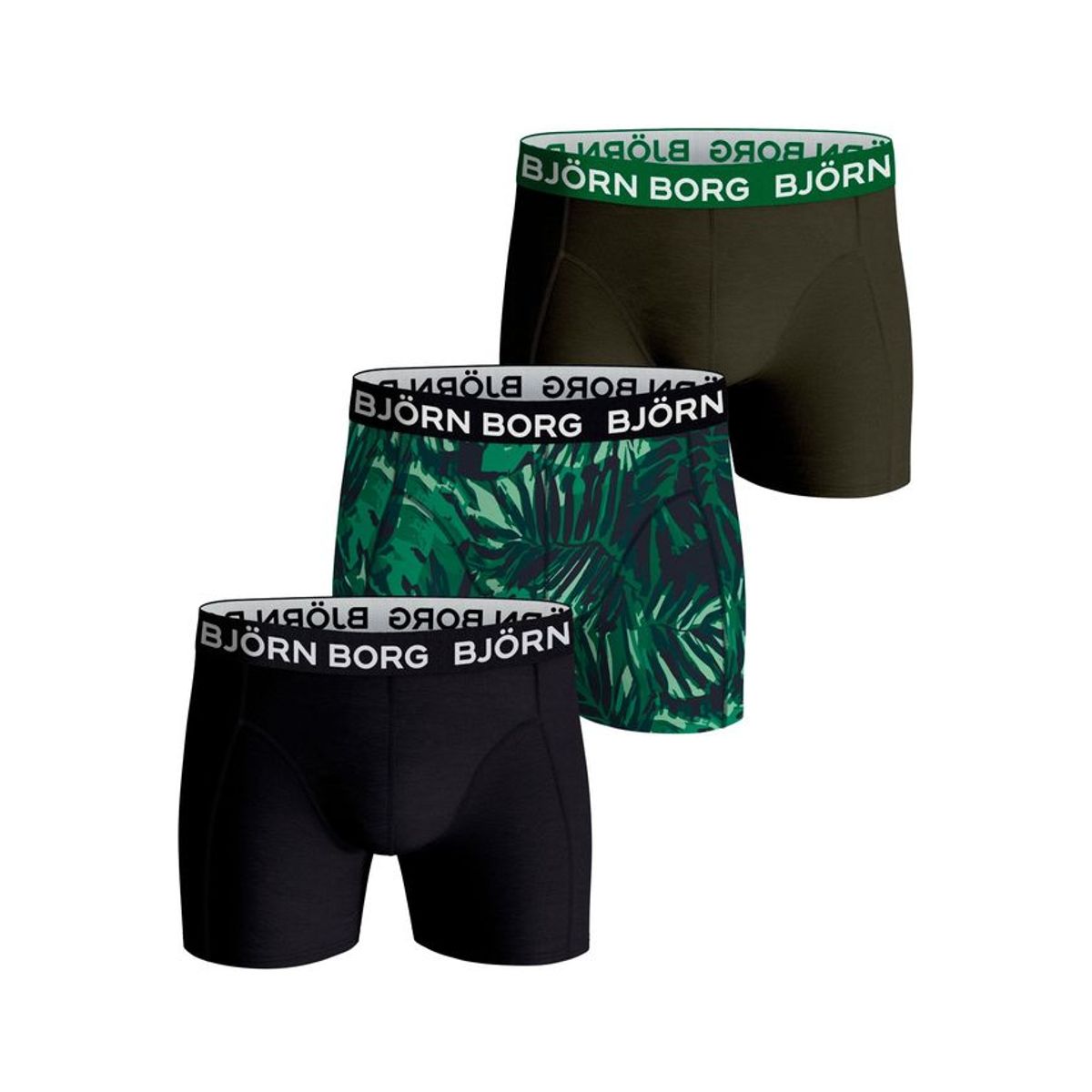 COTTON STRETCH BOXER 3p, MULTIPACK 12