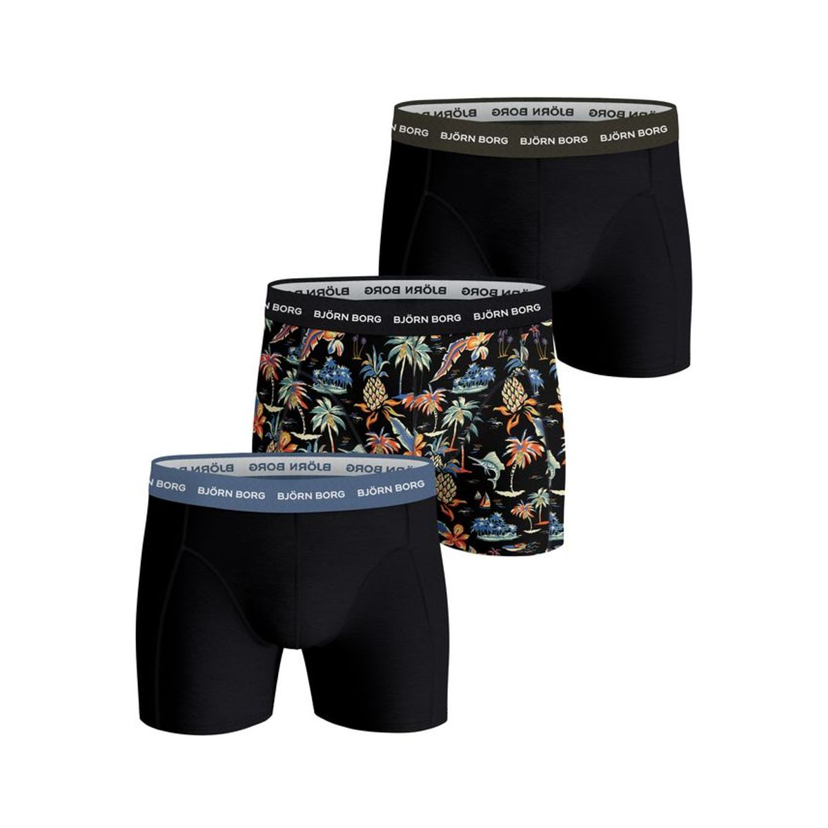 COTTON STRETCH BOXER 3p, MULTIPACK 11