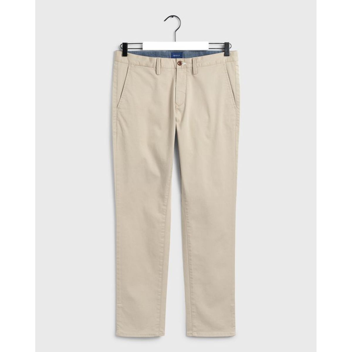 SLIM TWILL CHINOS DARK KHAKI 3