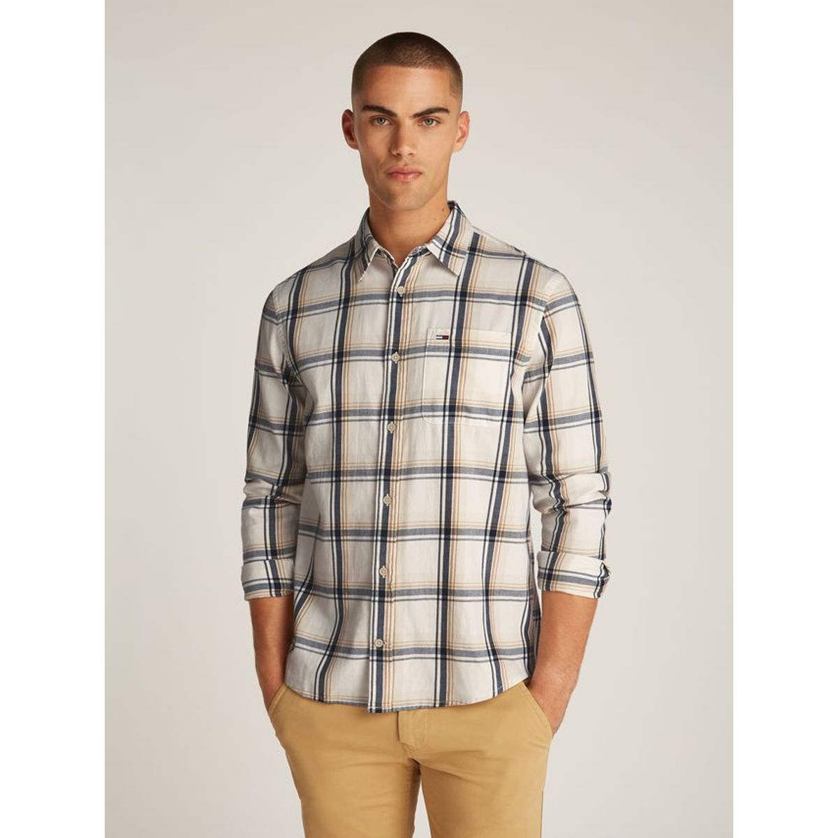 TJM REG CHECK FLANNEL SHIRT EXT