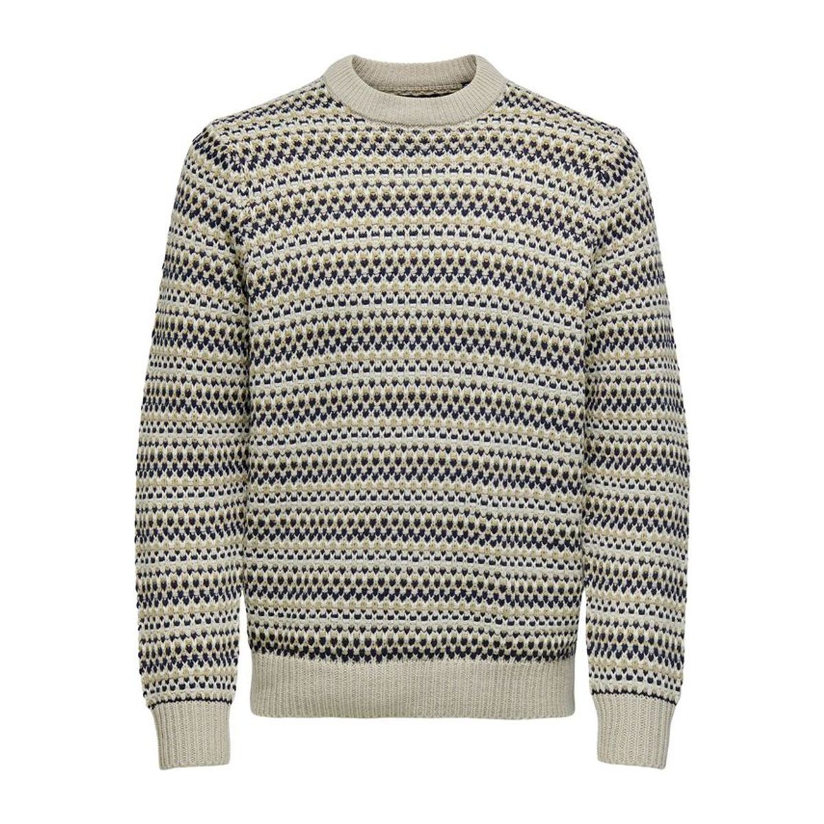 ONSMUSA REG 3 STRUC CREW KNIT