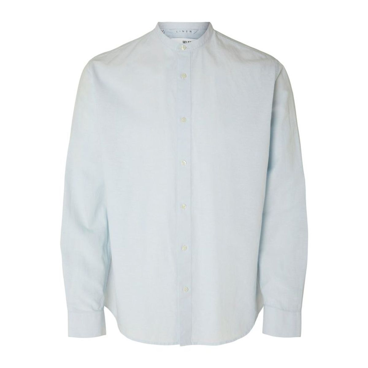 SLHREGNEW-LINEN SHIRT LS CHINA W