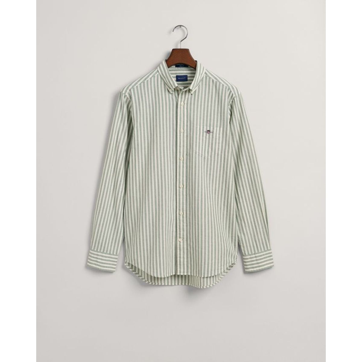 REG COTTON LINEN STRIPE SHIRT