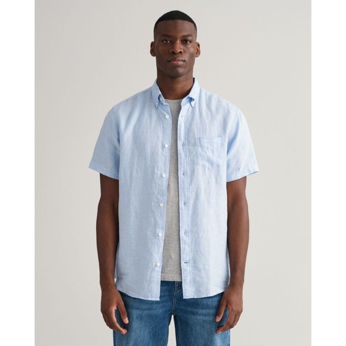 REG LINEN SS SHIRT