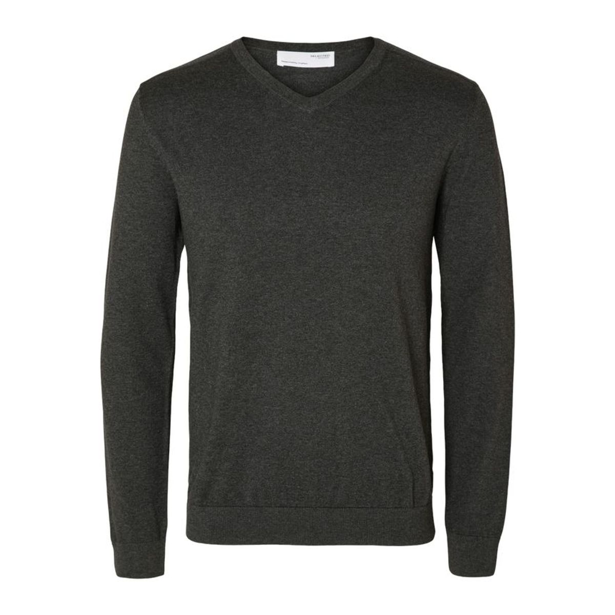 SLHBERG LS KNIT V-NECK NOOS