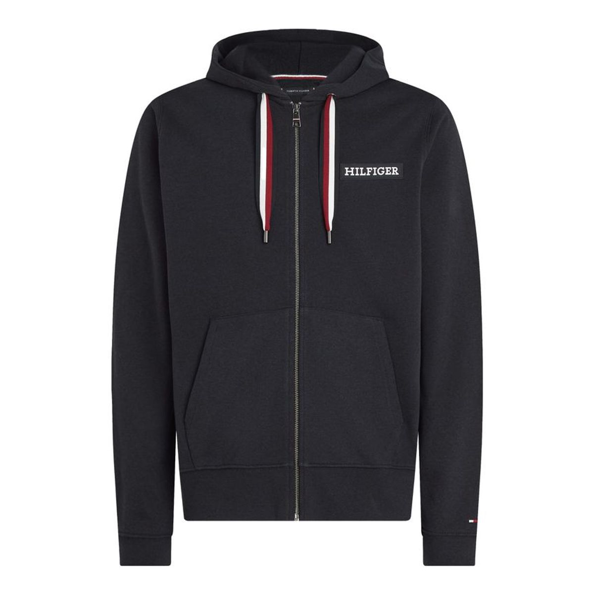 GLOBAL STRIPE HOODED ZIP THRU