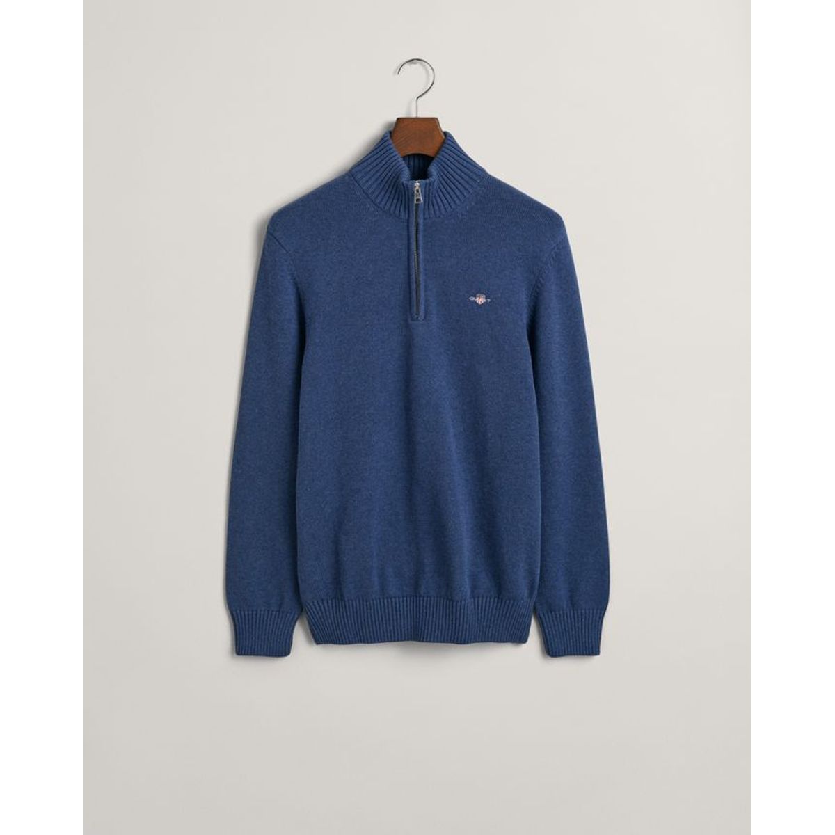 CASUAL COTTON HALFZIP