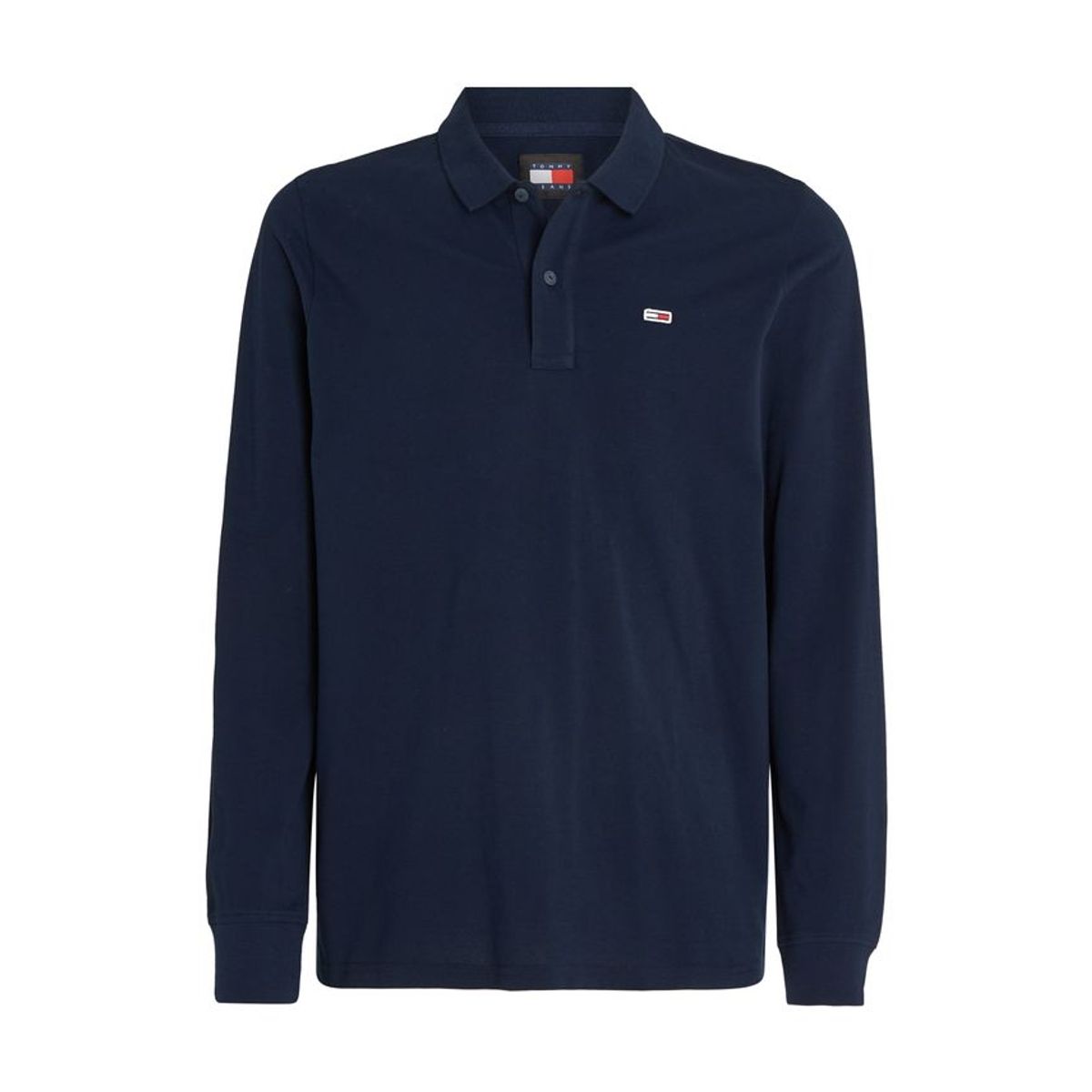 TJM SLIM PLACKET LS POLO