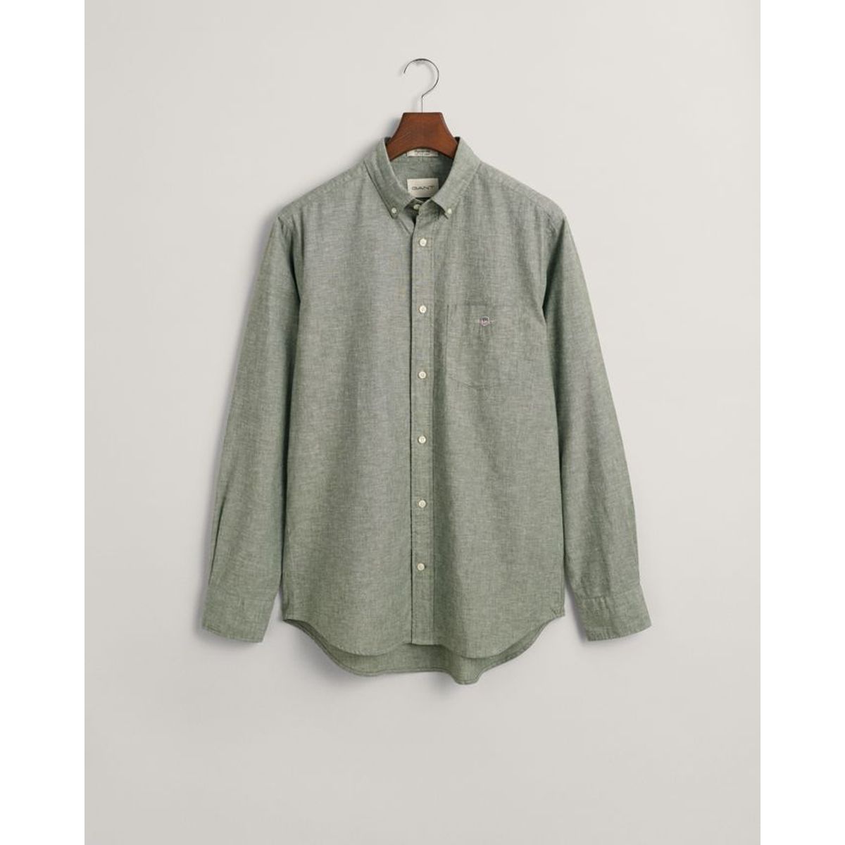 REG COTTON LINEN SHIRT