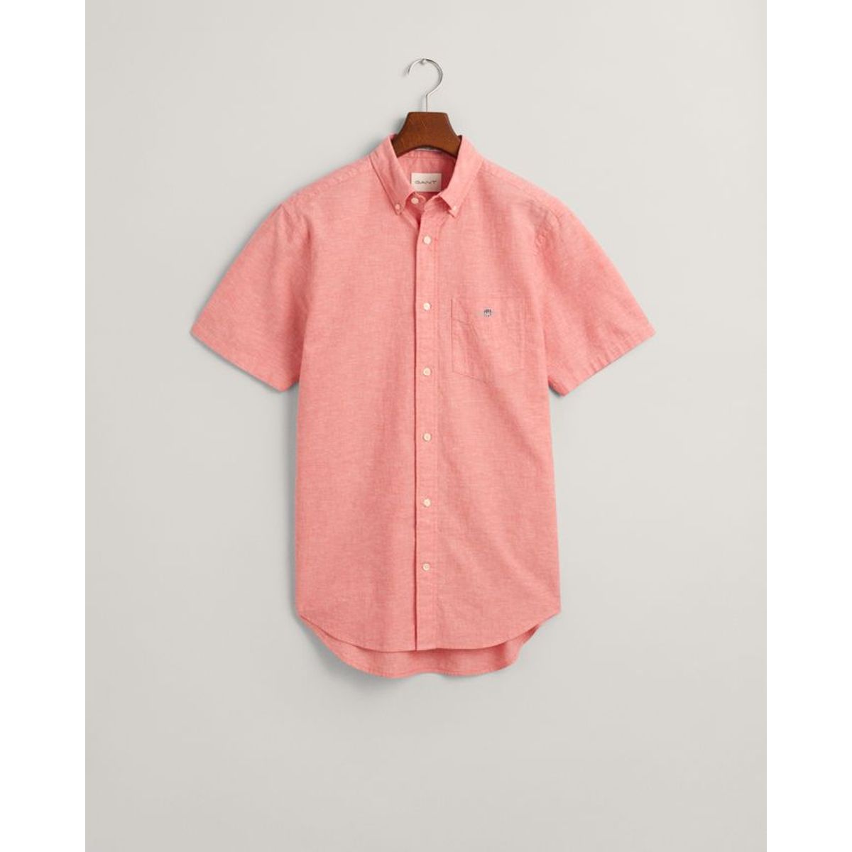 REG COTTON LINEN SS SHIRT