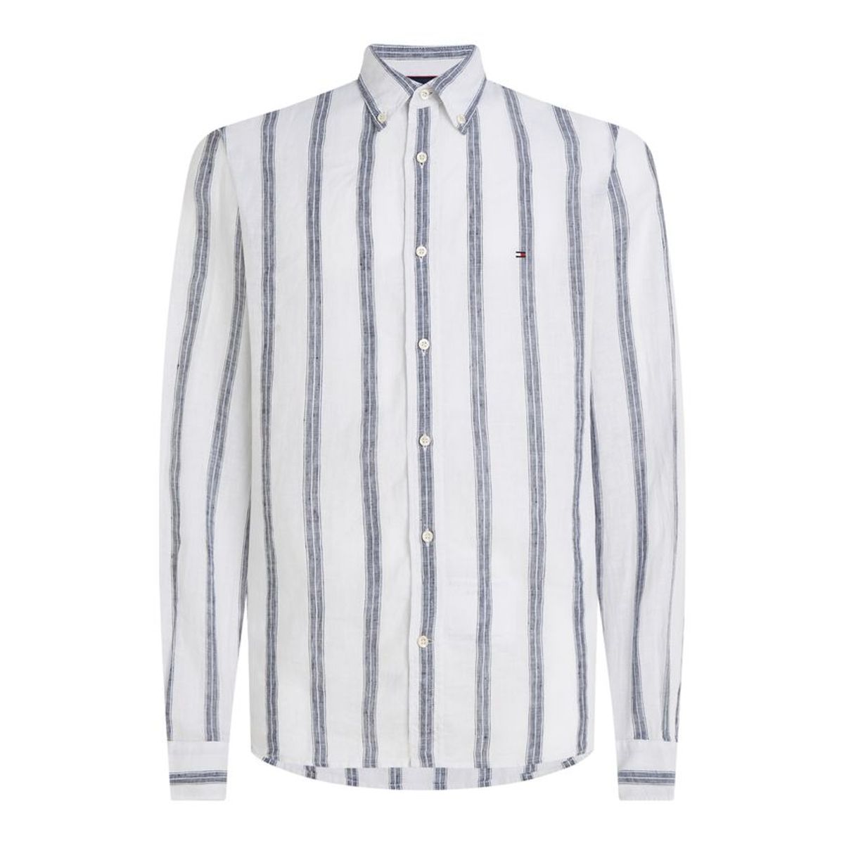 LINEN TRIPLE STRIPE SHIRT