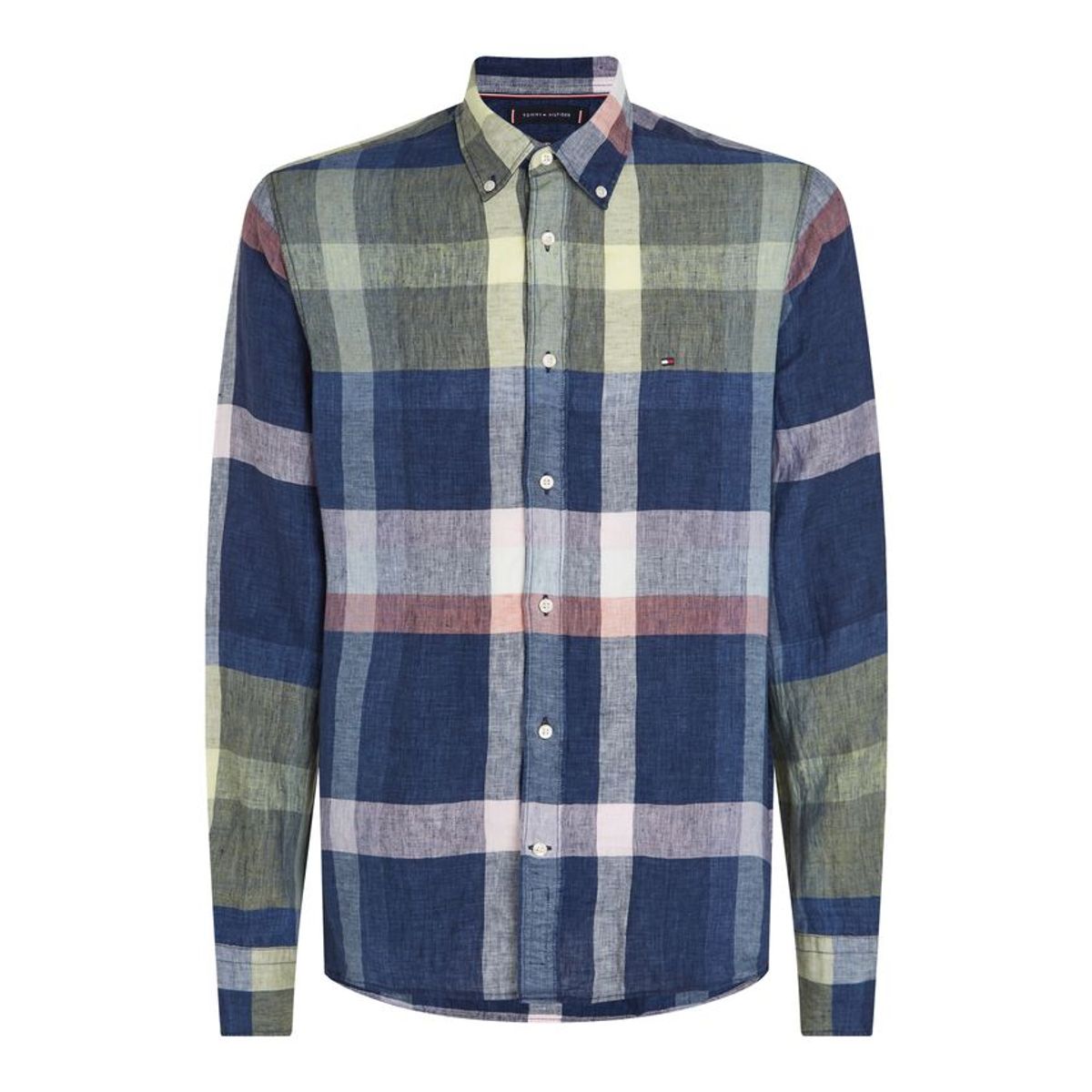 LINEN MULTI CHECK RF SHIRT