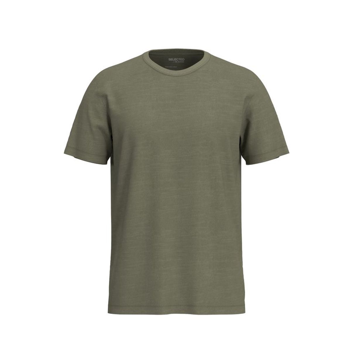 SLHASPEN SLUB SS O-NECK TEE NOOS