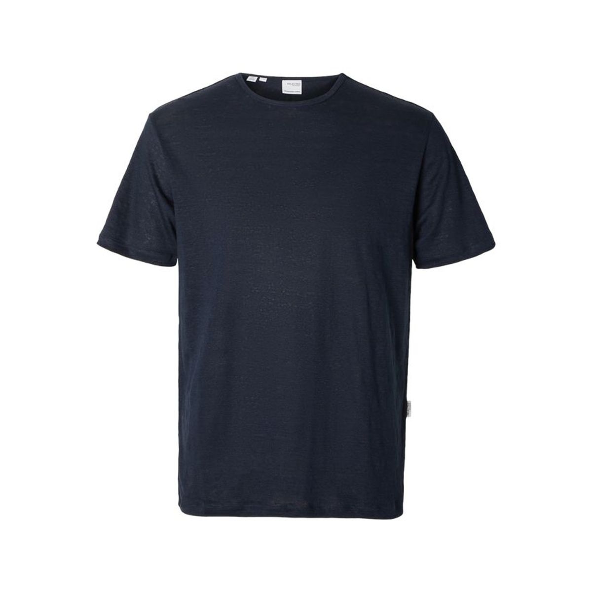 SLHBET LINEN SS O-NECK TEE