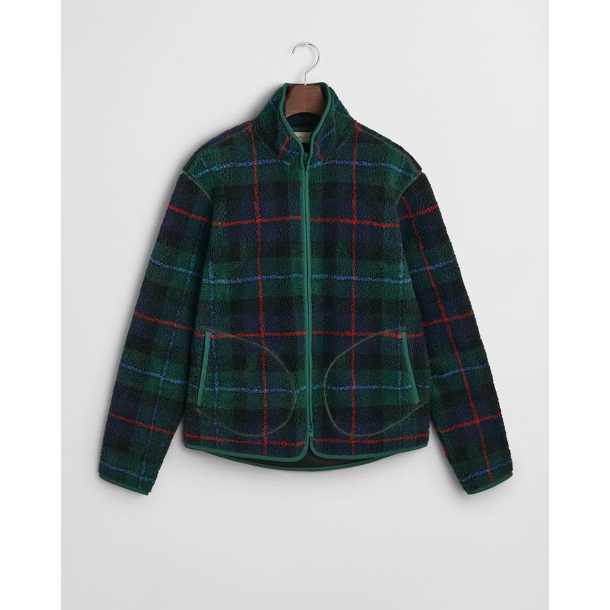 CHECKED FLEECE JACKET