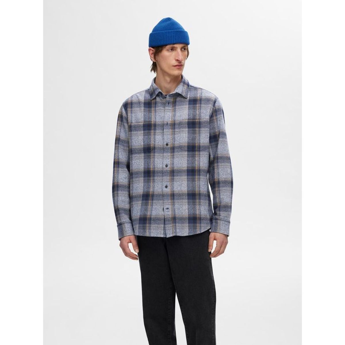 SLHREGOWEN-GRINDLE CHECK SHIRT LS