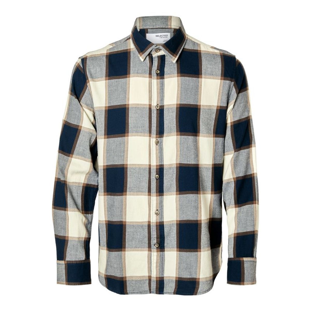 SLHREG-OWEN FLANNEL MIX CHECK SHIRT