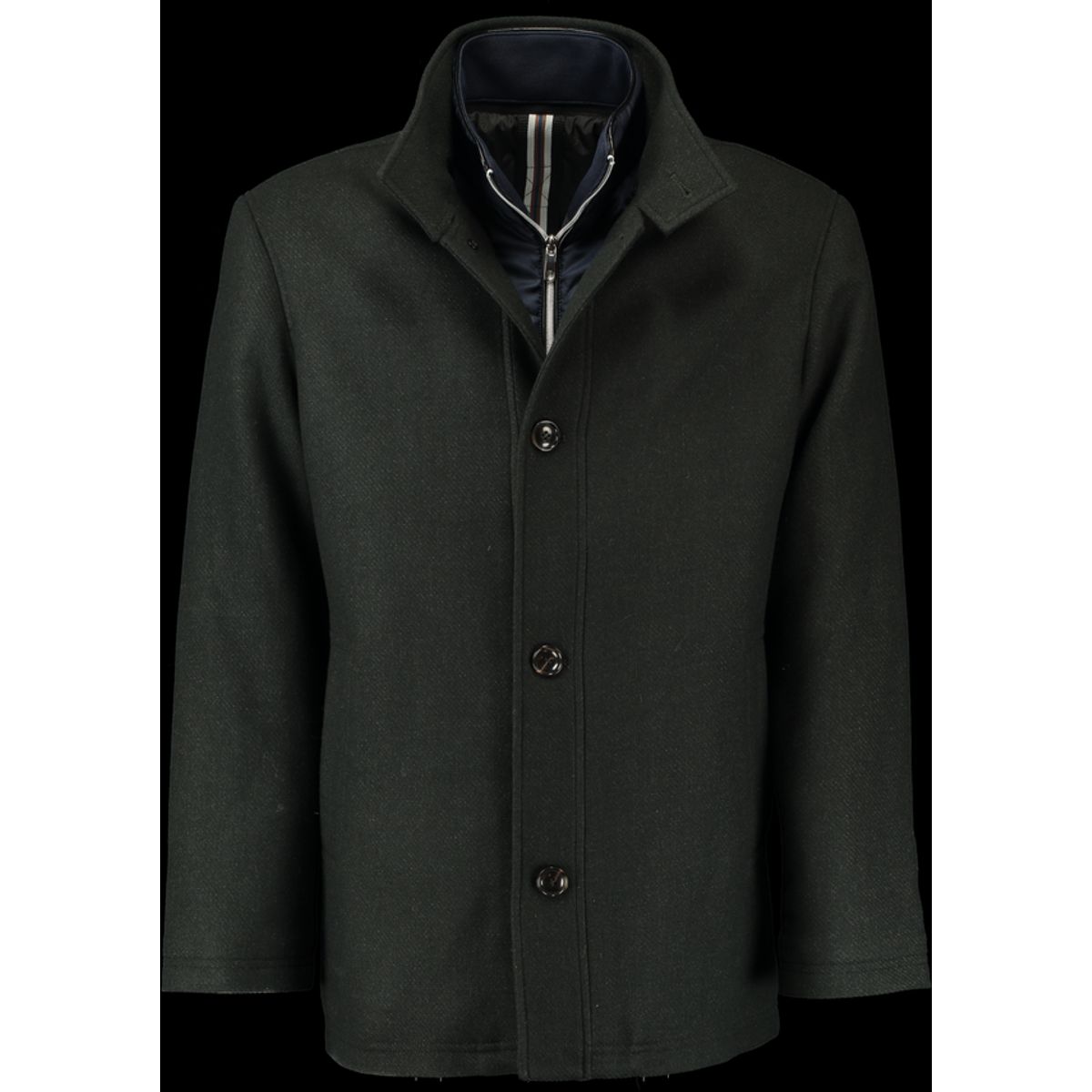 Regular fit wool jacket