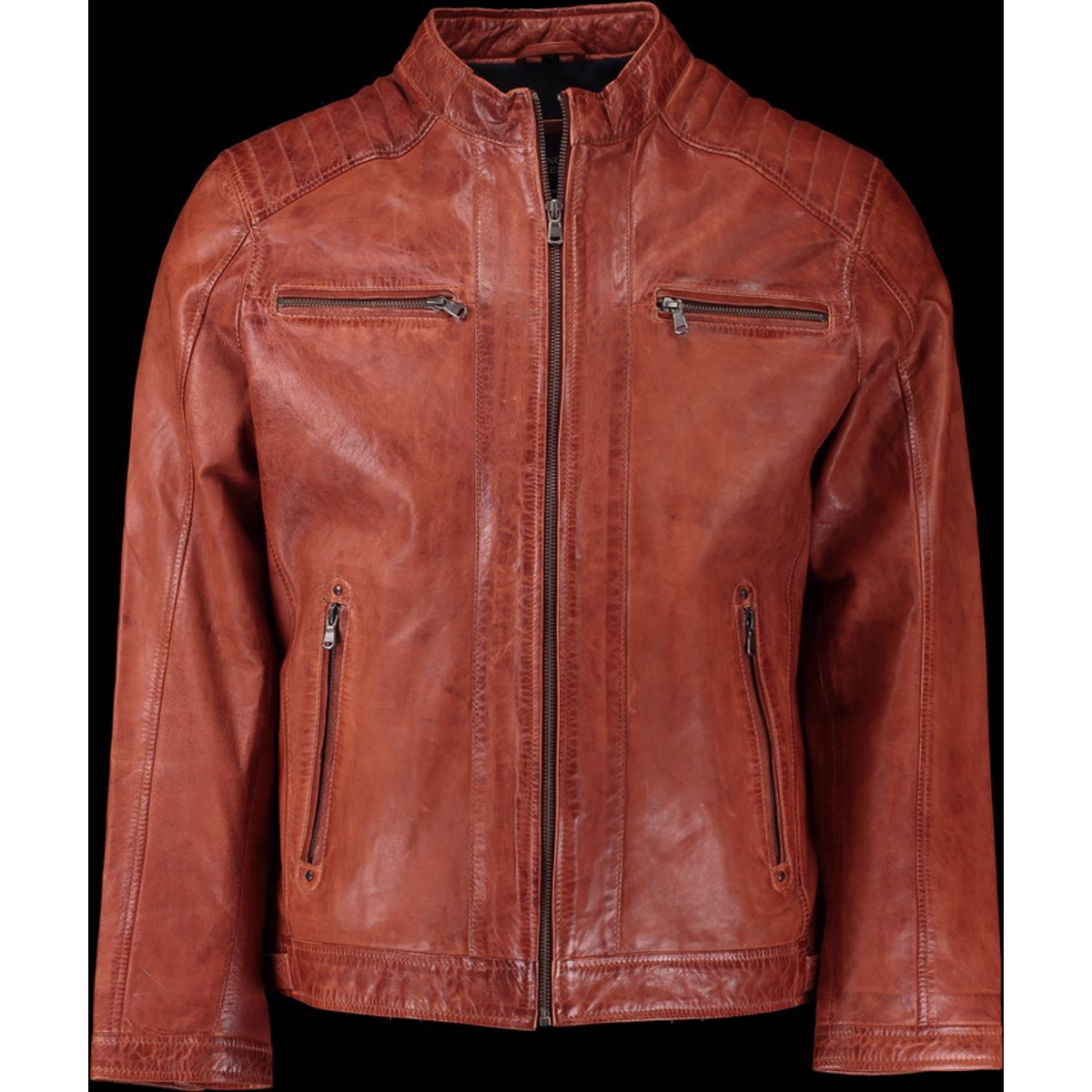 Mens lamb leather