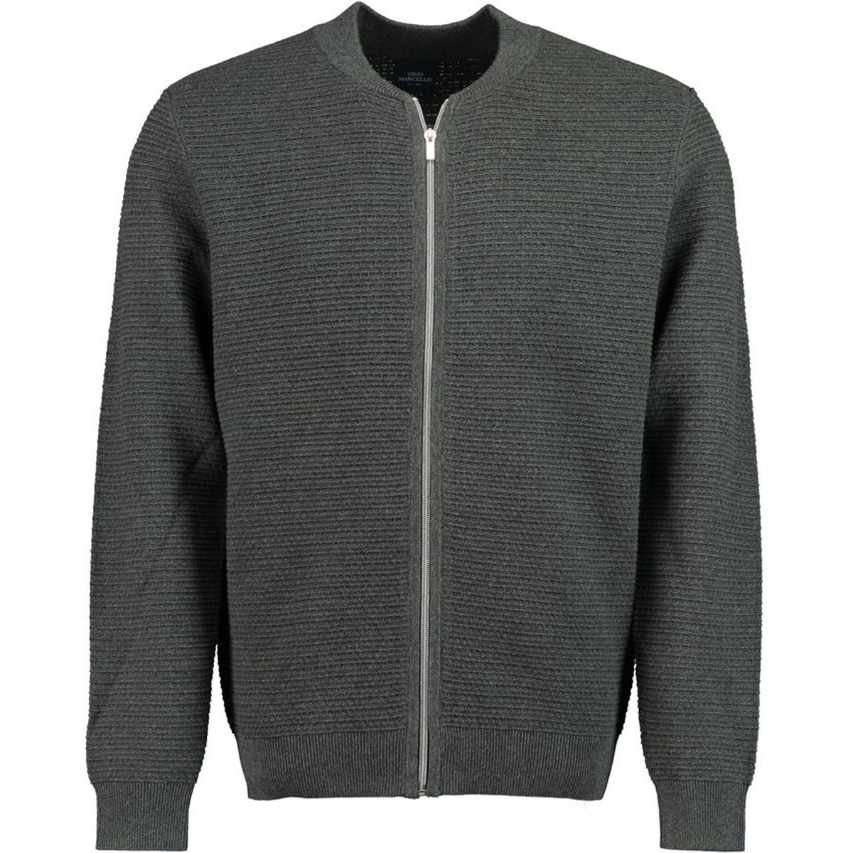 Cardigan baseball neck