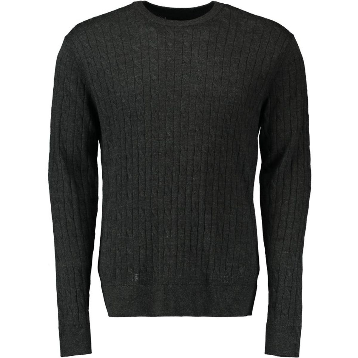 Mens cable merino modern fit