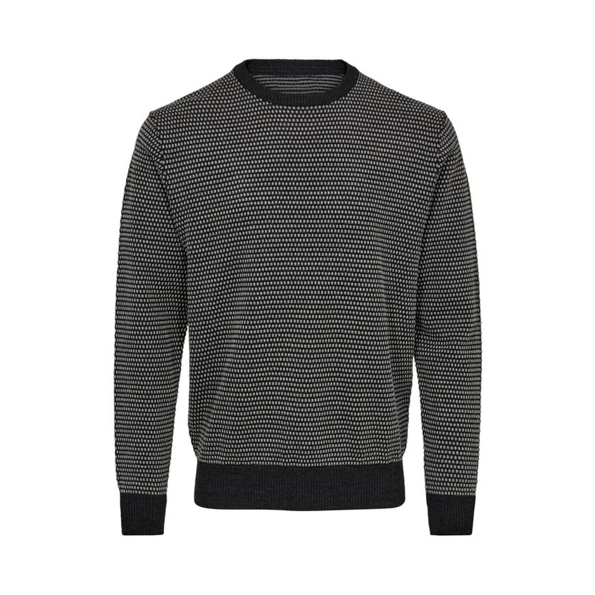 O-neck wool modern fit