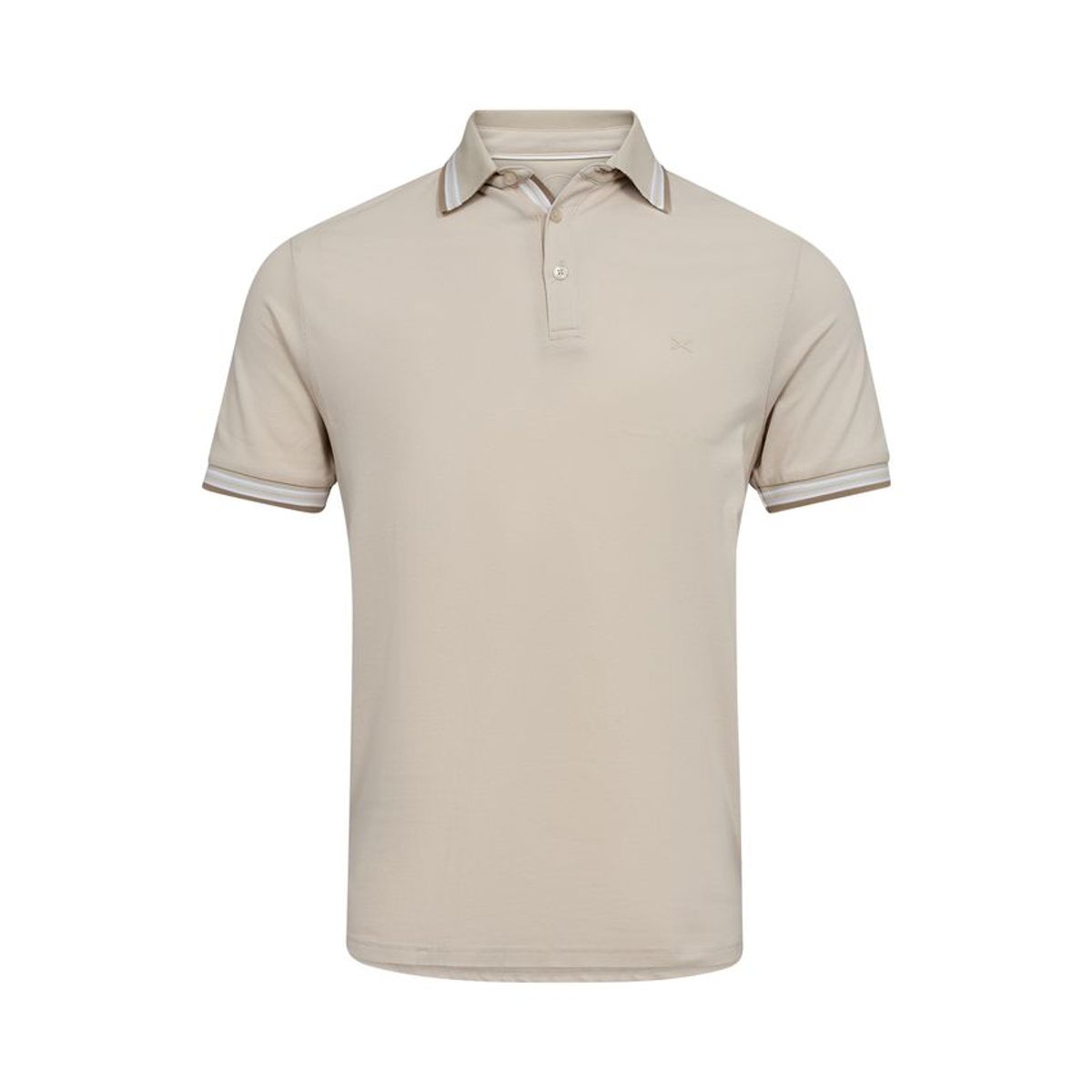 Mens polo brick modern fit