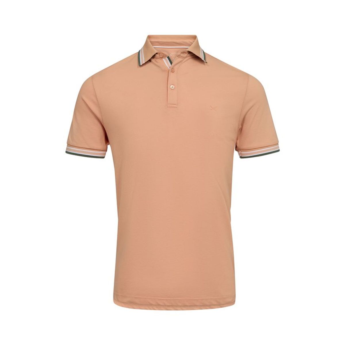 Mens polo brick modern fit