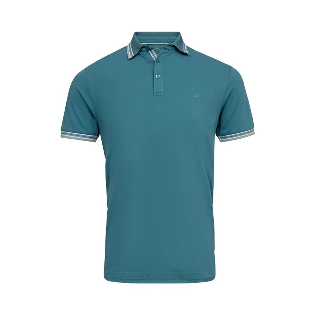 Mens polo brick modern fit