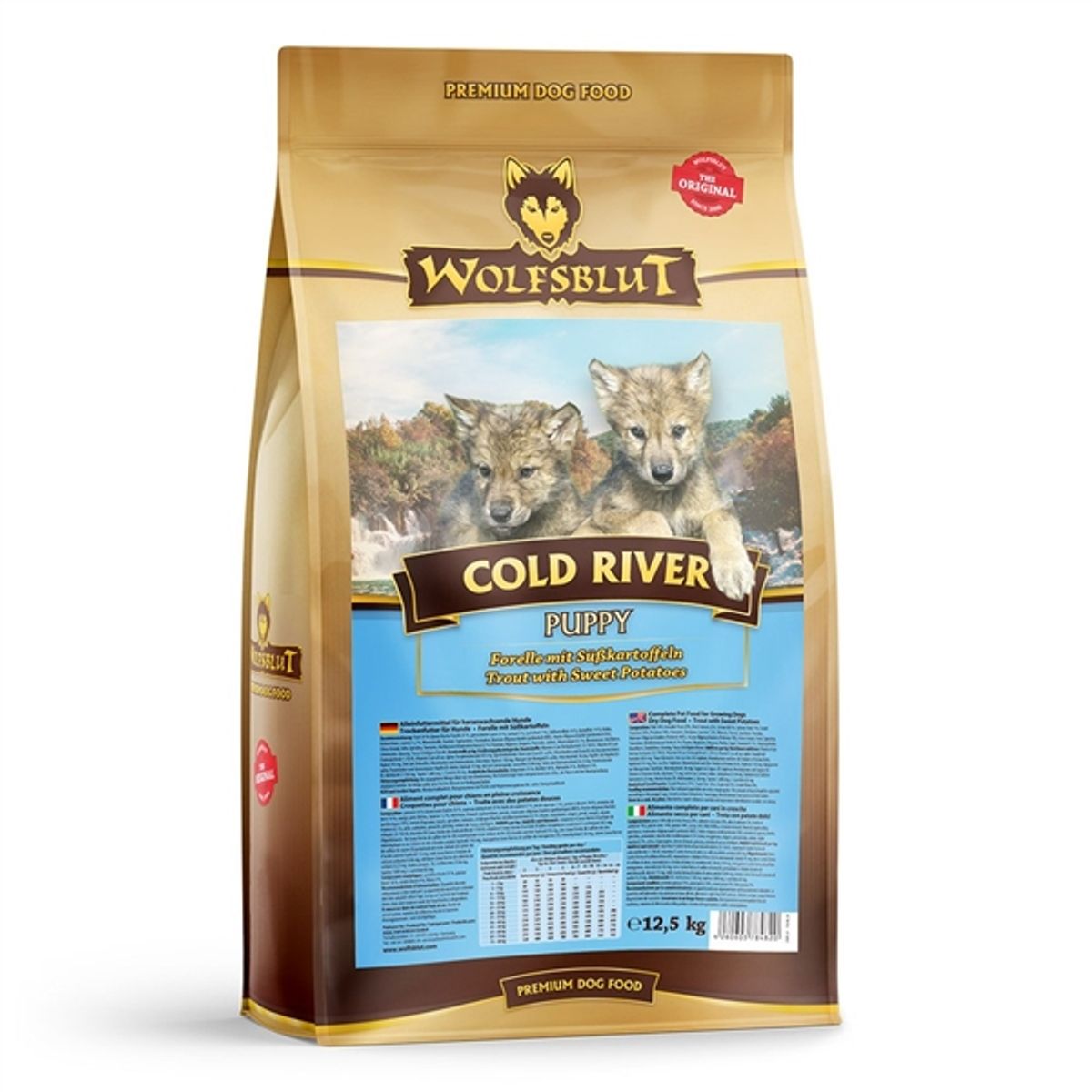 Wolfsblut Cold River Puppy, 12.5 kg