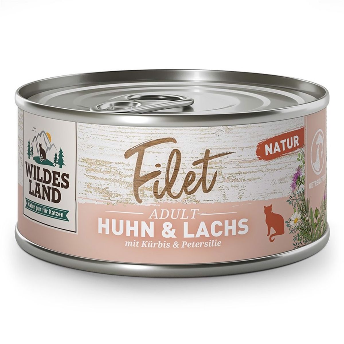 Wildes Land Cat Filet Chicken & Salmon dåsemad, 80g