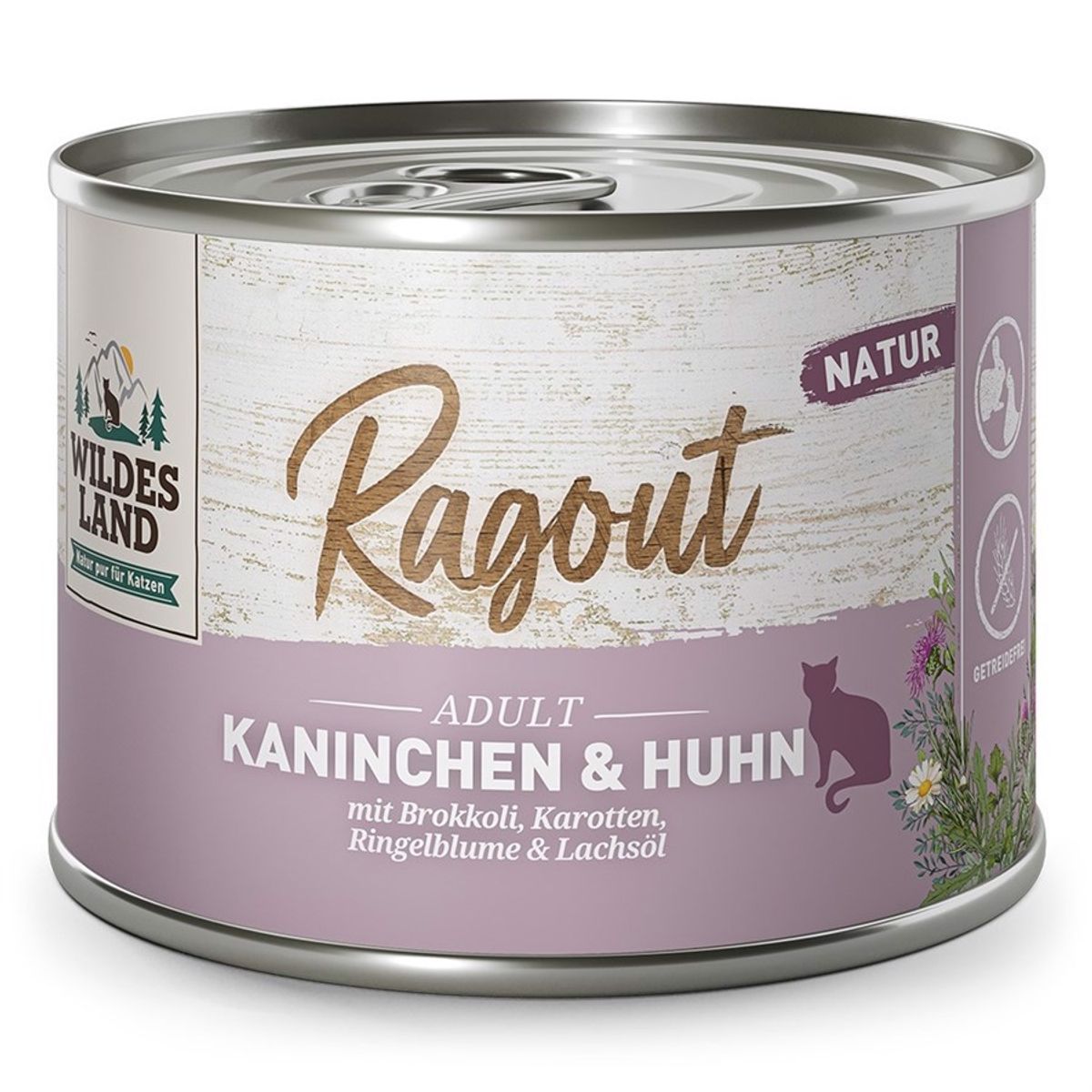 Wildes Land Cat Ragout Rabbit & Chicken dåsemad, 180g