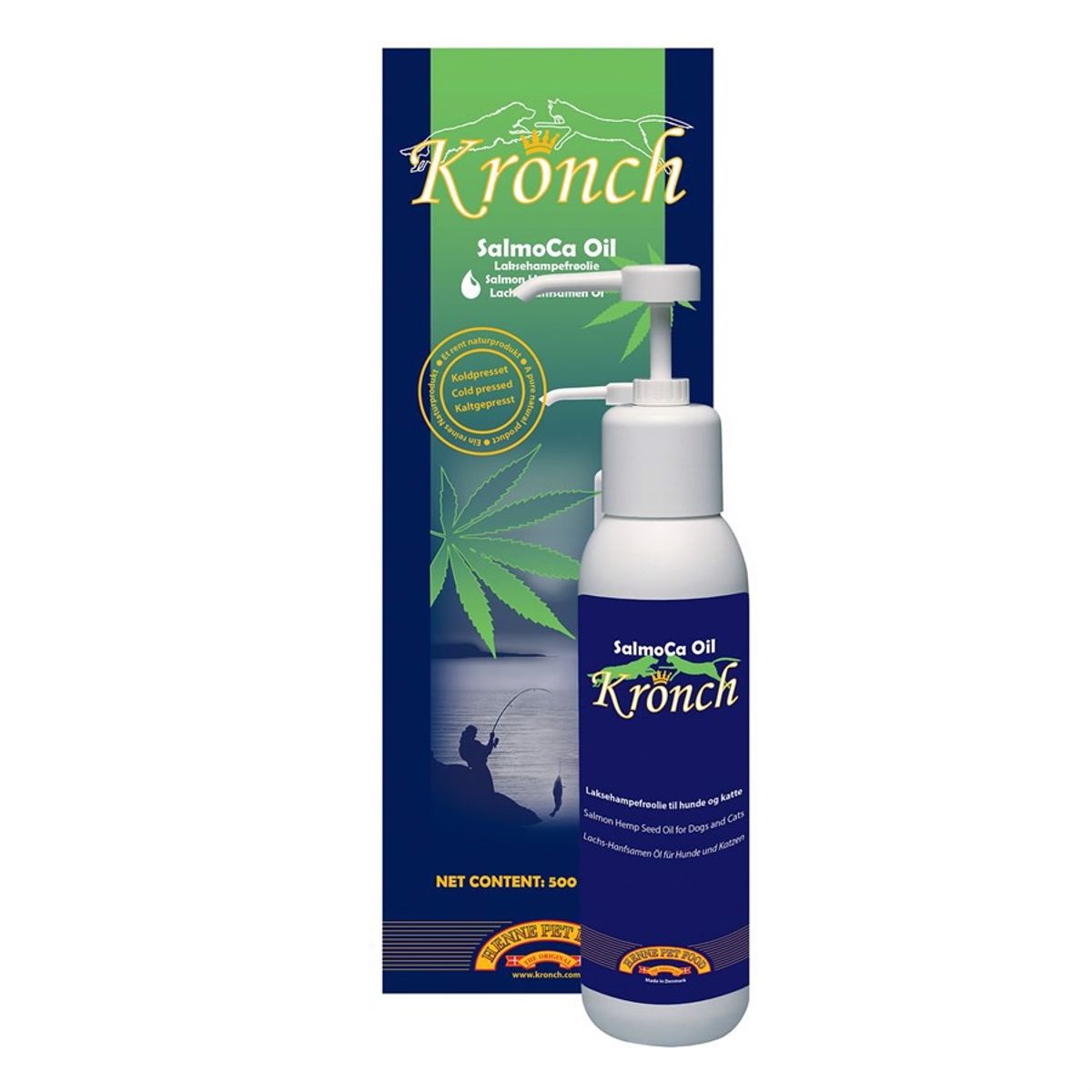 Kronch SalmoCa Oil lakse/hamp olie, 500ml