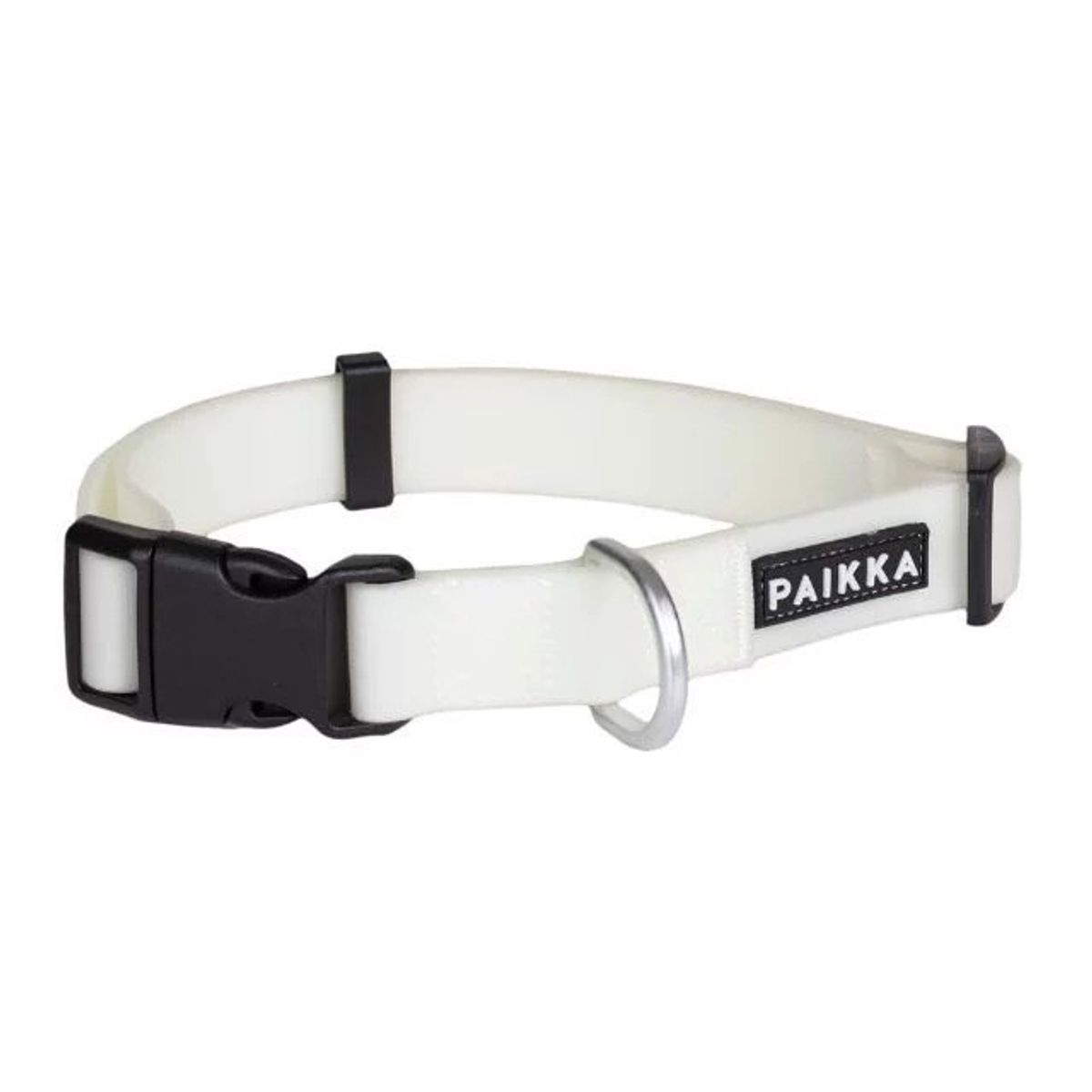 Paikka Glow Collar Hvid , fluorescerende halsbånd, 44 - 64 cm