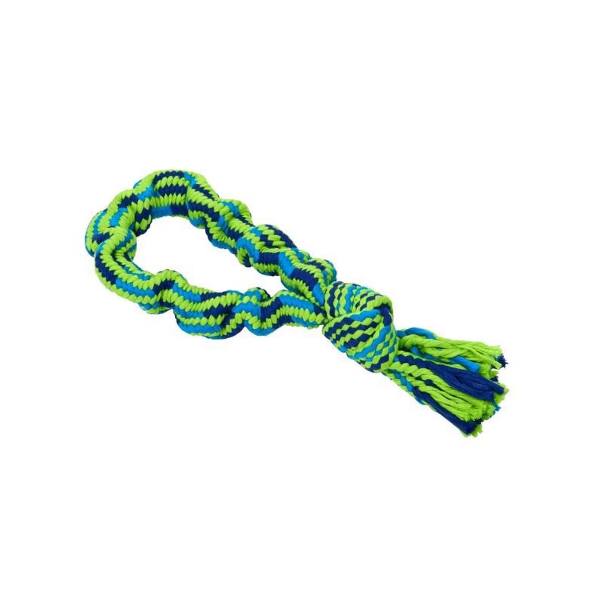 BUSTER Colour Bungee Rope Single Knot, blå/lime, 33 cm