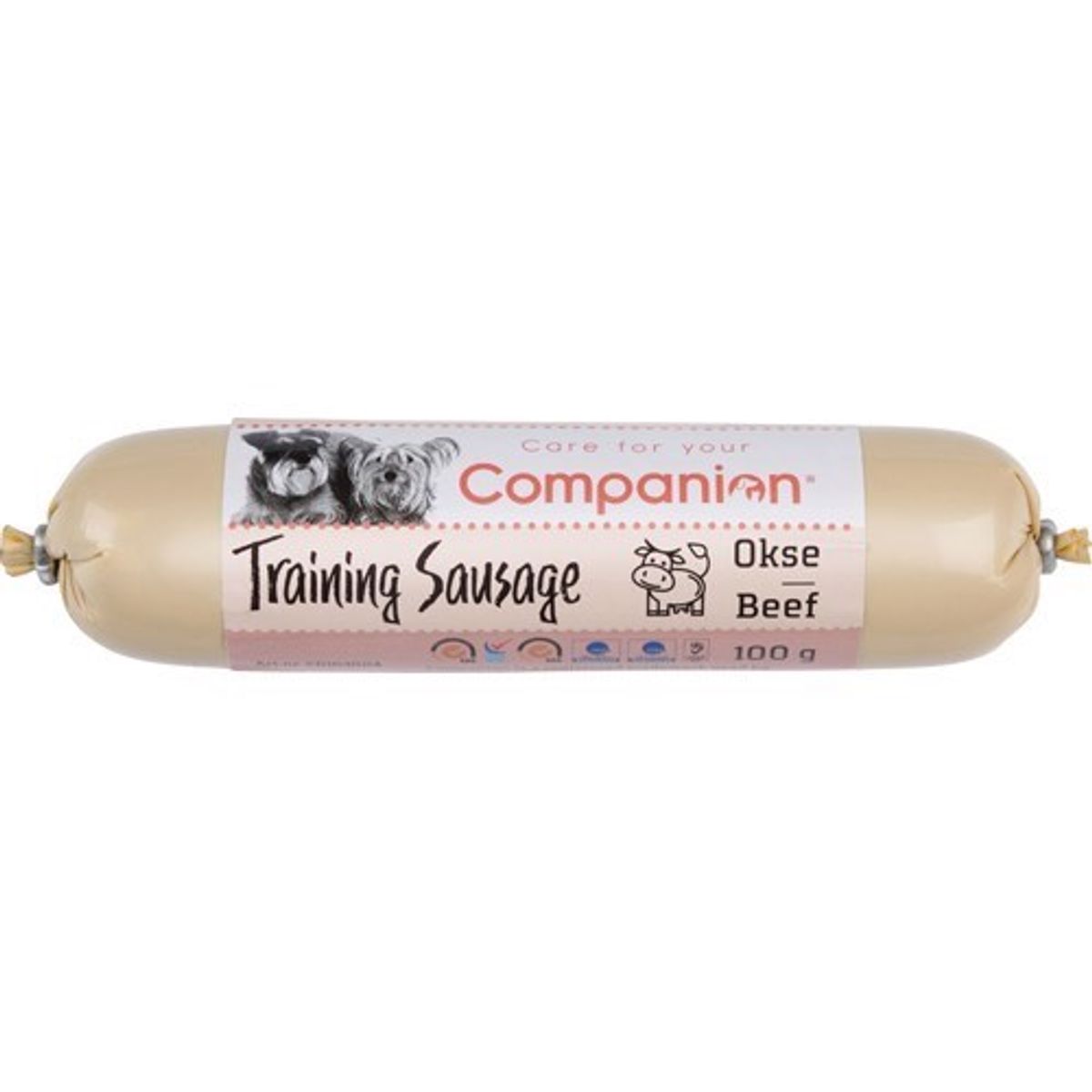 Companion Training Sausage, Beef, 100g - SUPER TILBUD