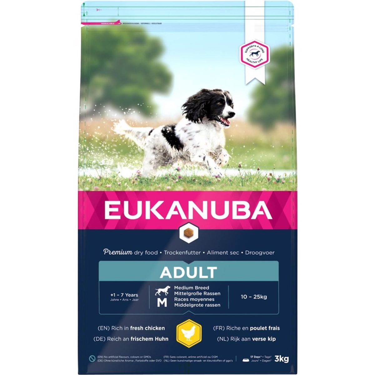 Eukanuba Adult Medium Breed, 3 kg