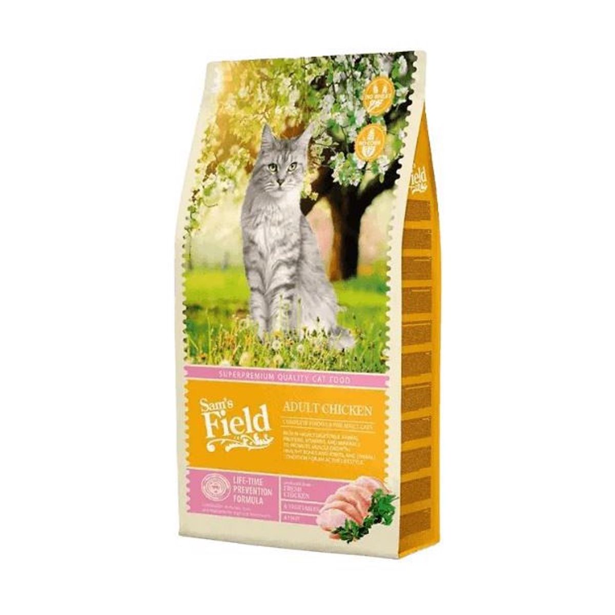 Sams Field Cat Adult Chicken, 7.5 kg