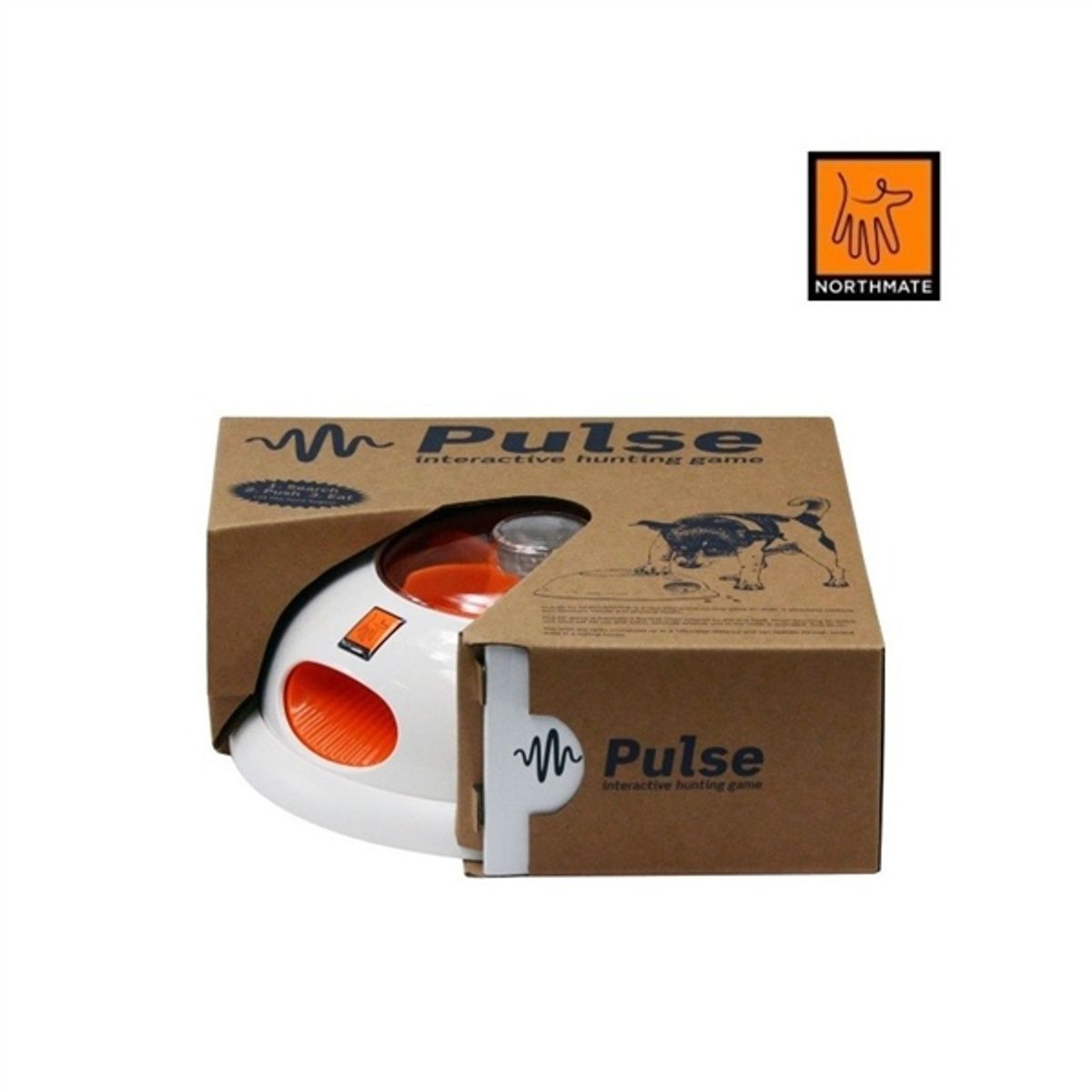 Northmate Pulse Slow Eater, hvid/orange