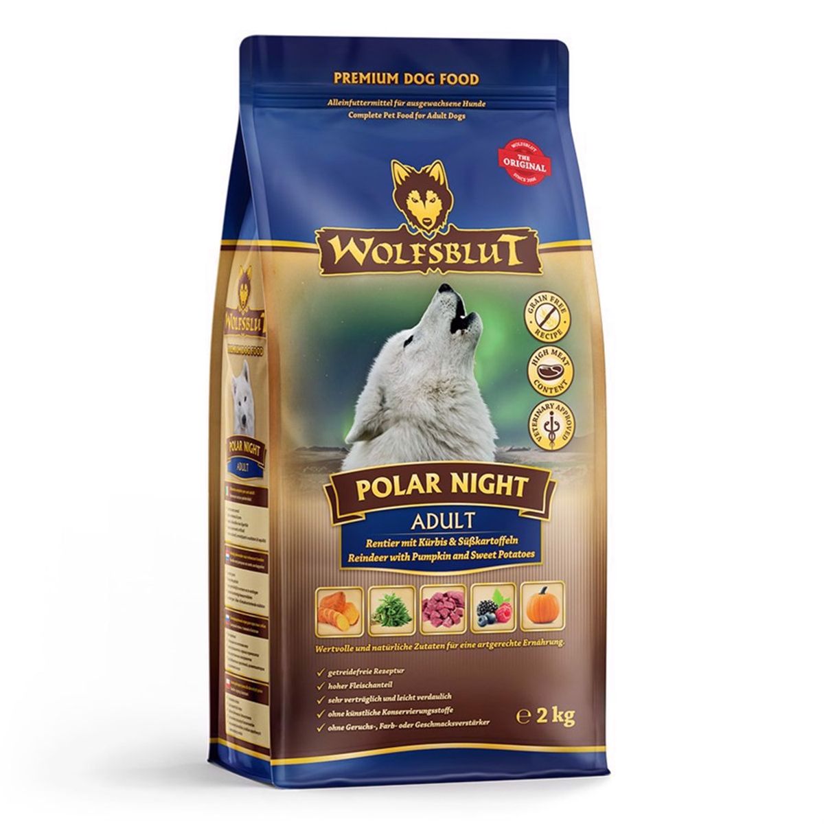 WolfsBlut Polar Night Adult hundefoder, 2 kg