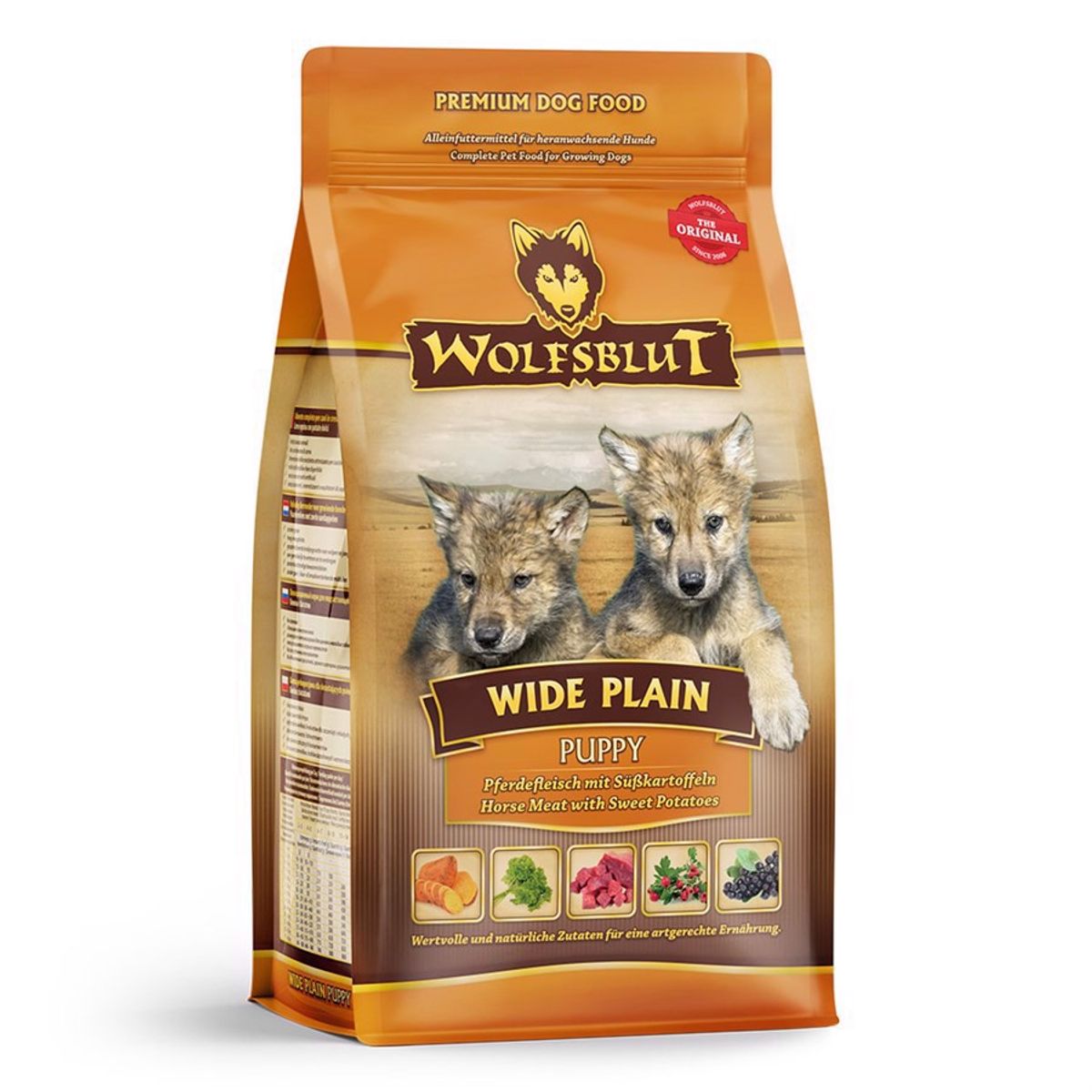 Wolfsblut Wide Plain PUPPY smagsprøve, 400g - KORT DATO