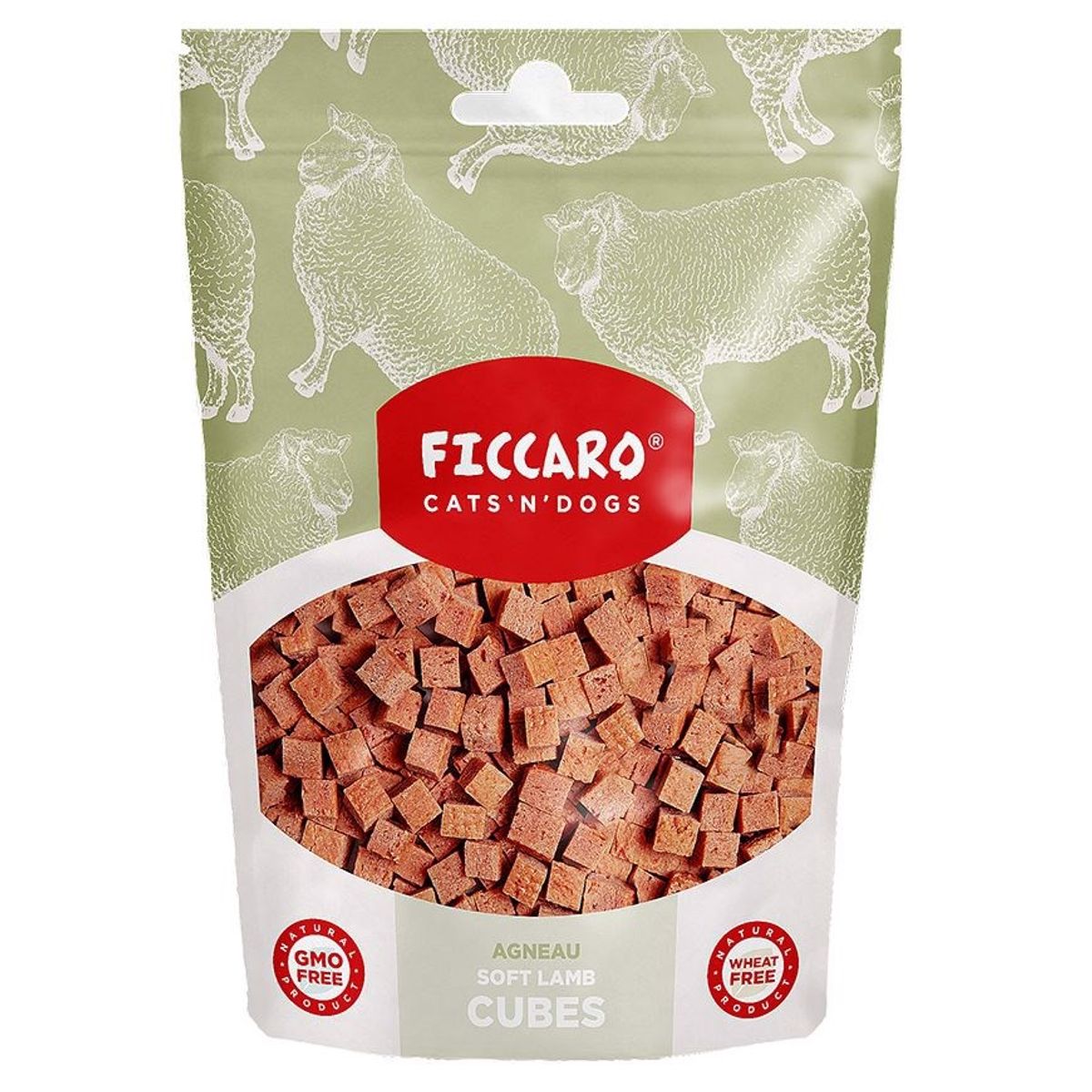 FICCARO Soft Lamb Cubes, 100g